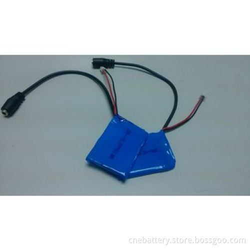 860mAh/3.7V Li-ion Battery with High Safety Performances for Electronics, Tester